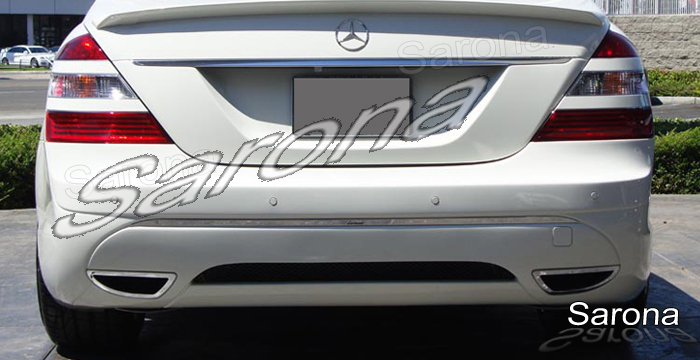 Custom Mercedes S Class Rear Bumper  Sedan (2007 - 2012) - $650.00 (Part #MB-003-RB)